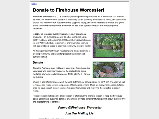 donations screenshot