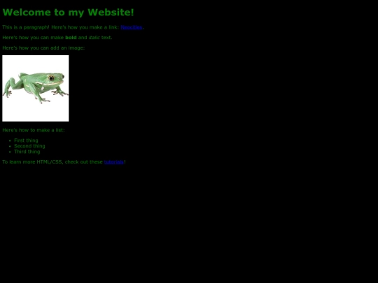 index screenshot