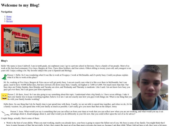 CSS Documents/Blog screenshot