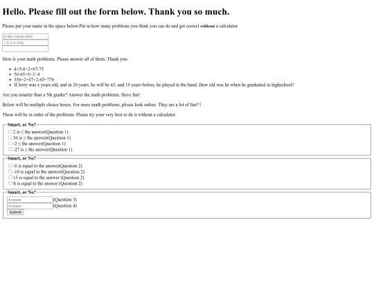 CSS Documents/Form screenshot