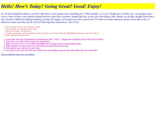 CSS Documents/MultimediaVideo screenshot