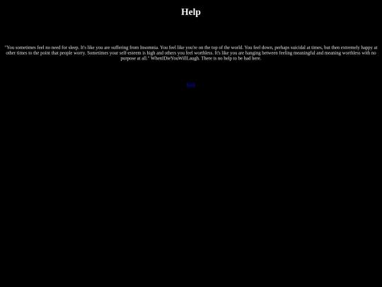Selfhelp screenshot