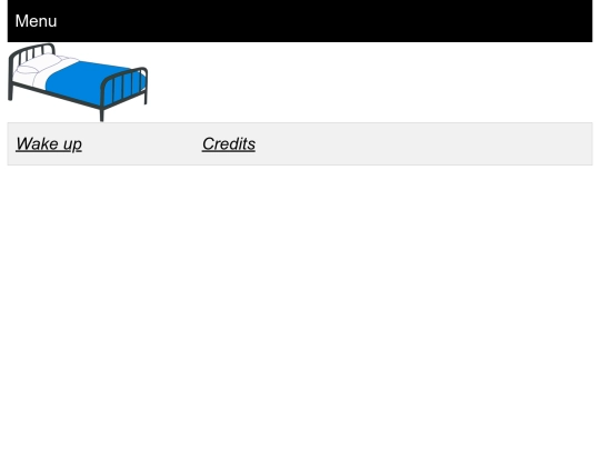 menu screenshot