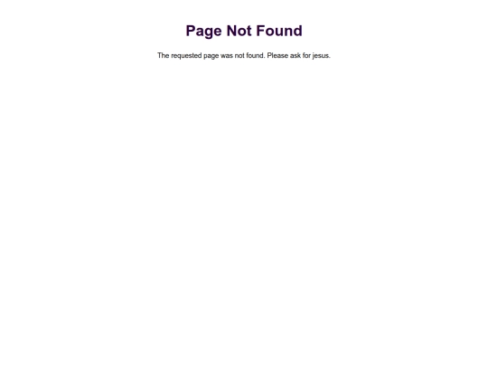 not_found screenshot