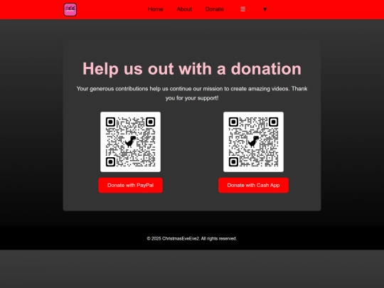 donate screenshot
