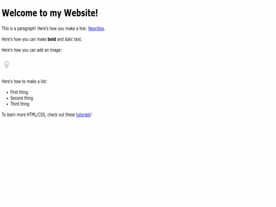 index screenshot