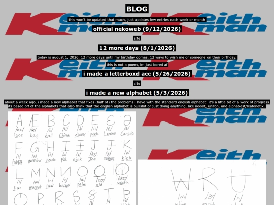 blog screenshot