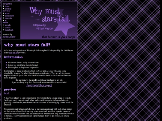 home/goodies/layouts/why_must_stars_fall screenshot