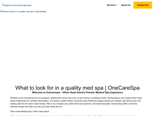 what-to-look-for-in-a-quality-med-spa-onecarespa screenshot