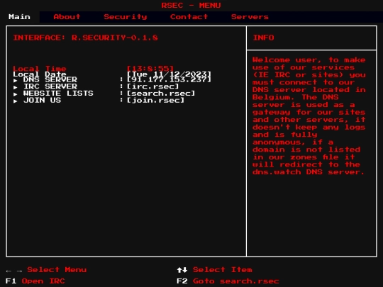 index screenshot