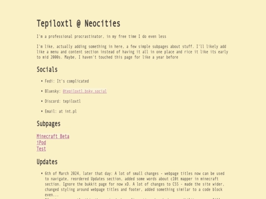 index screenshot