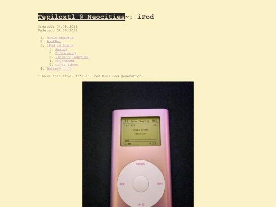 ipod screenshot