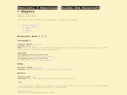 mcbeta/mappers screenshot