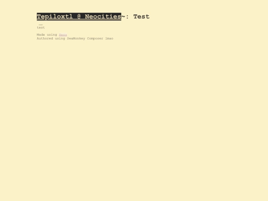 test screenshot