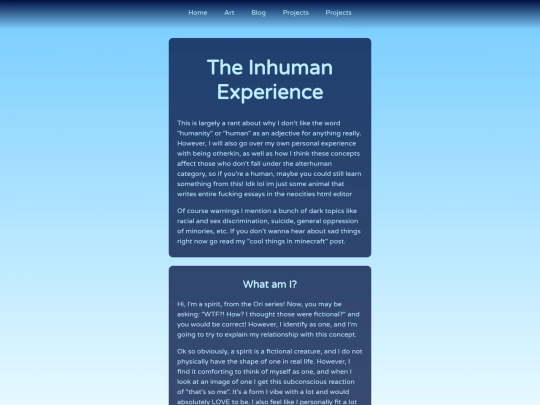 blog/not_human screenshot