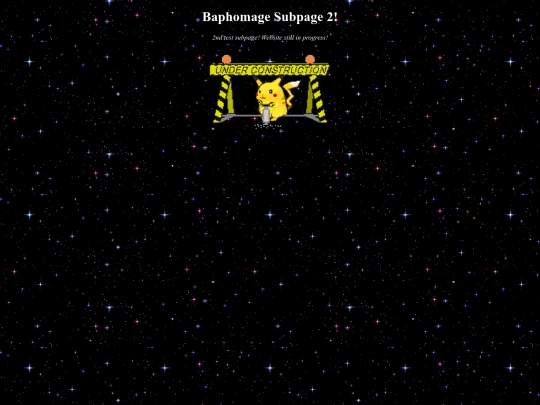 subpagetwo screenshot