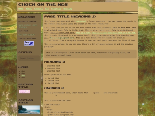 index screenshot