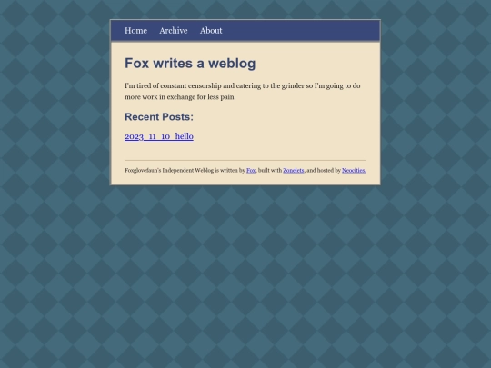 blog screenshot