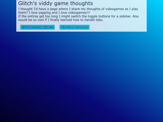 gamethoughts screenshot