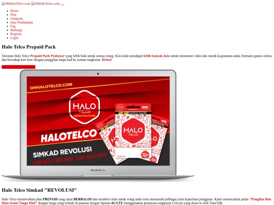 ohhalotelco screenshot