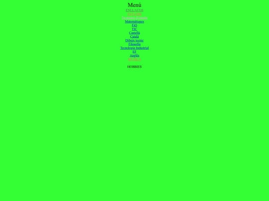 menu desplegado screenshot