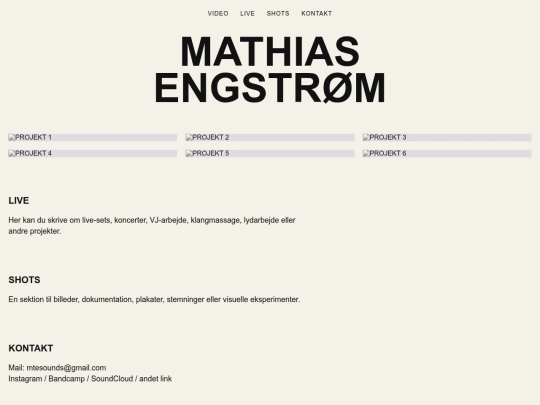 newsitetest screenshot