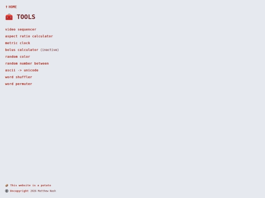 tools screenshot
