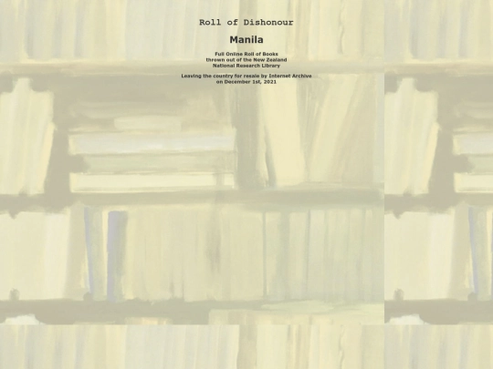 html/RollOfDishonourManila1 screenshot