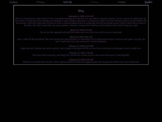 blog screenshot