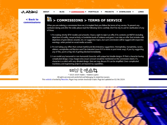 commissions/tos screenshot