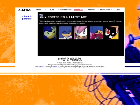 portfolio/lastart screenshot