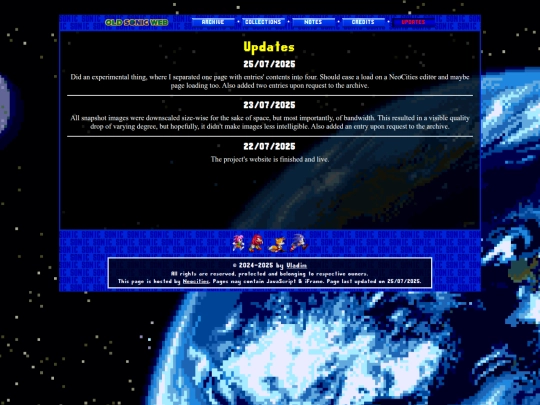 projects/osw/updates screenshot