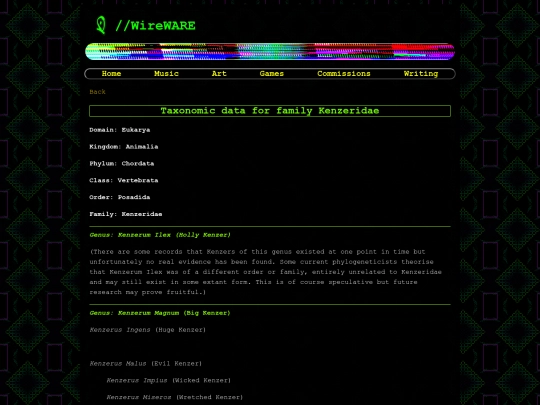 kenzeridae screenshot