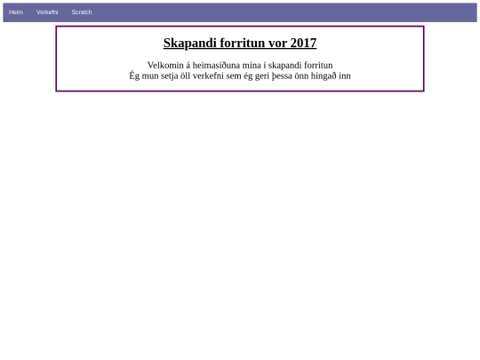 index screenshot