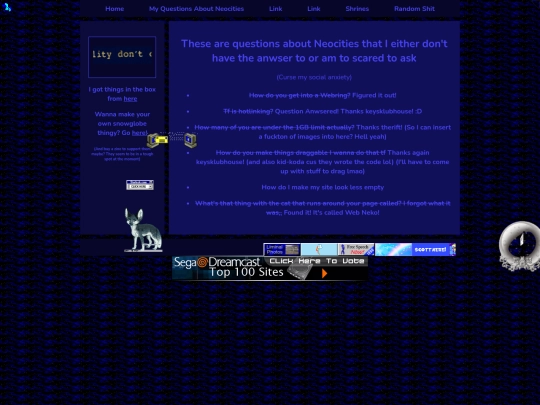 Questions screenshot