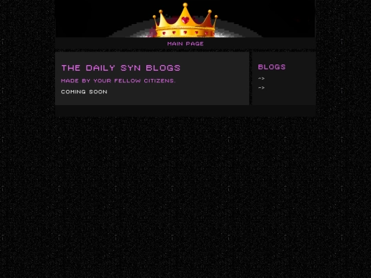 Blogs screenshot