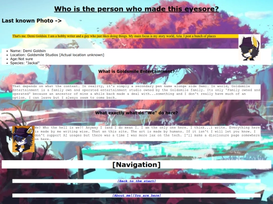 Aboutme screenshot