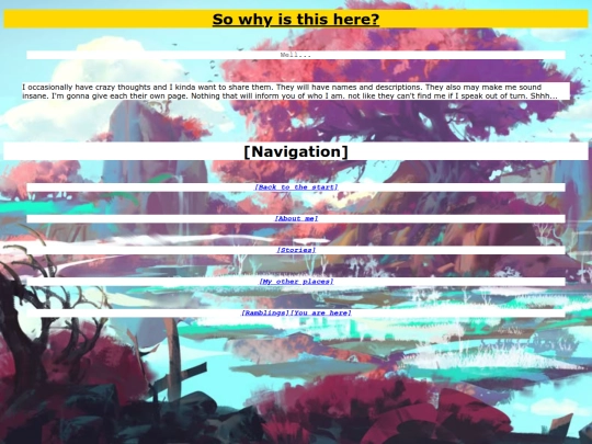 Ramblings screenshot