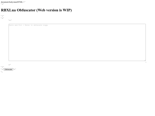 Obfuscator screenshot