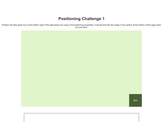 positioning-challenges-start/challenge1 screenshot