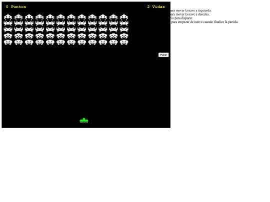 Space Invader/Index screenshot