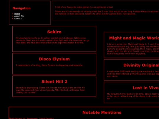 AboutMe/videogames screenshot