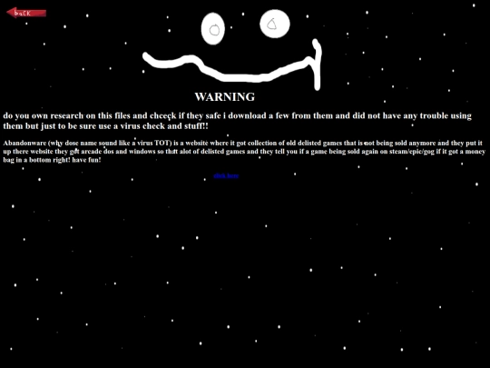 warningtwo screenshot