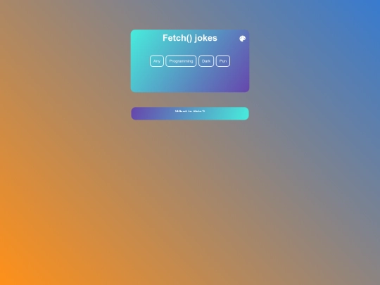 jokeAPI screenshot