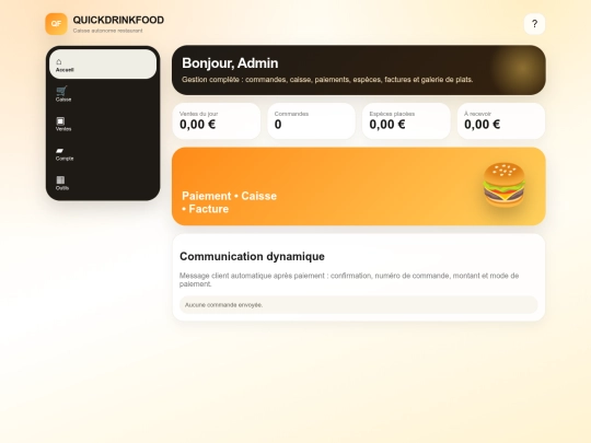 quickdrinkfood_premium_autonome screenshot