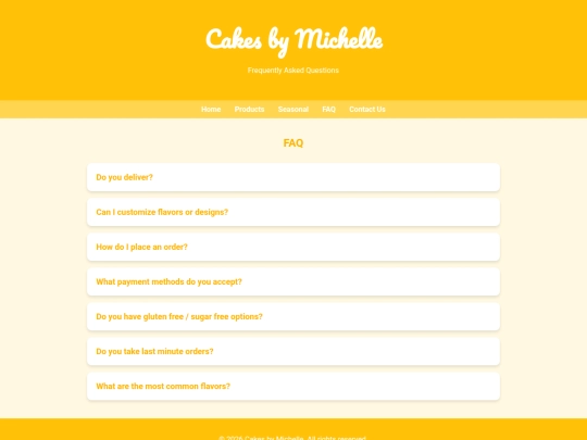 faq screenshot