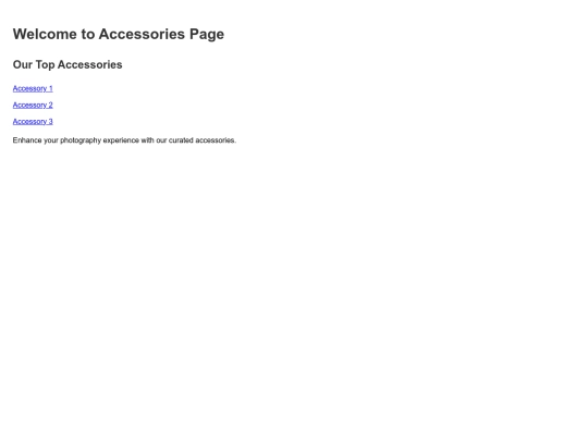 accessories screenshot