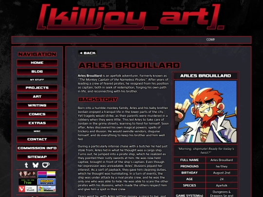 projects/dnd/arles-brouillard screenshot