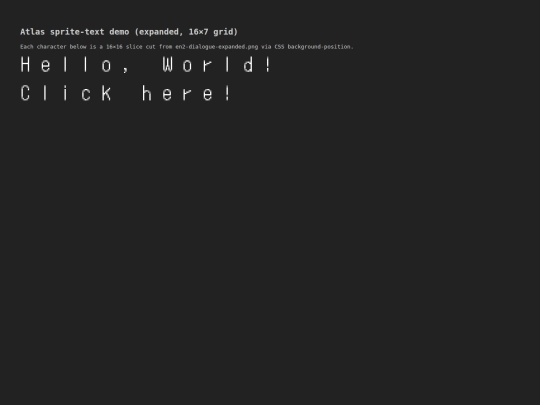atlas-text-demo screenshot