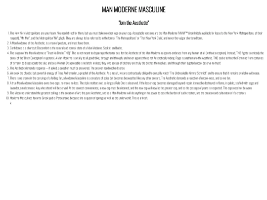 ManModerneMasculine screenshot
